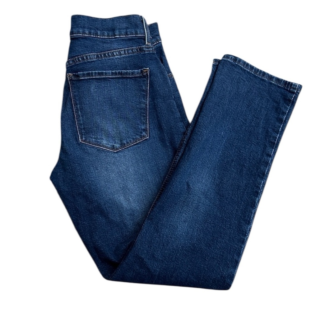 Mott& bow Dark Blue Straight Leg boyfriend Jeans size w27 L 28